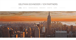 Desktop Screenshot of gelfmanschneider.com